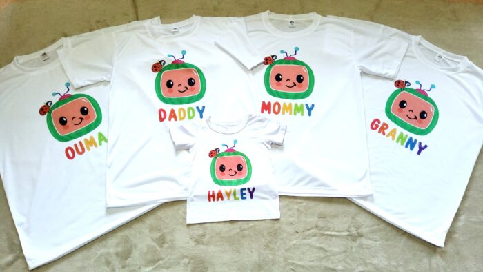 Kids Birthday T-shirts (A4 Sized Print) - Image 2