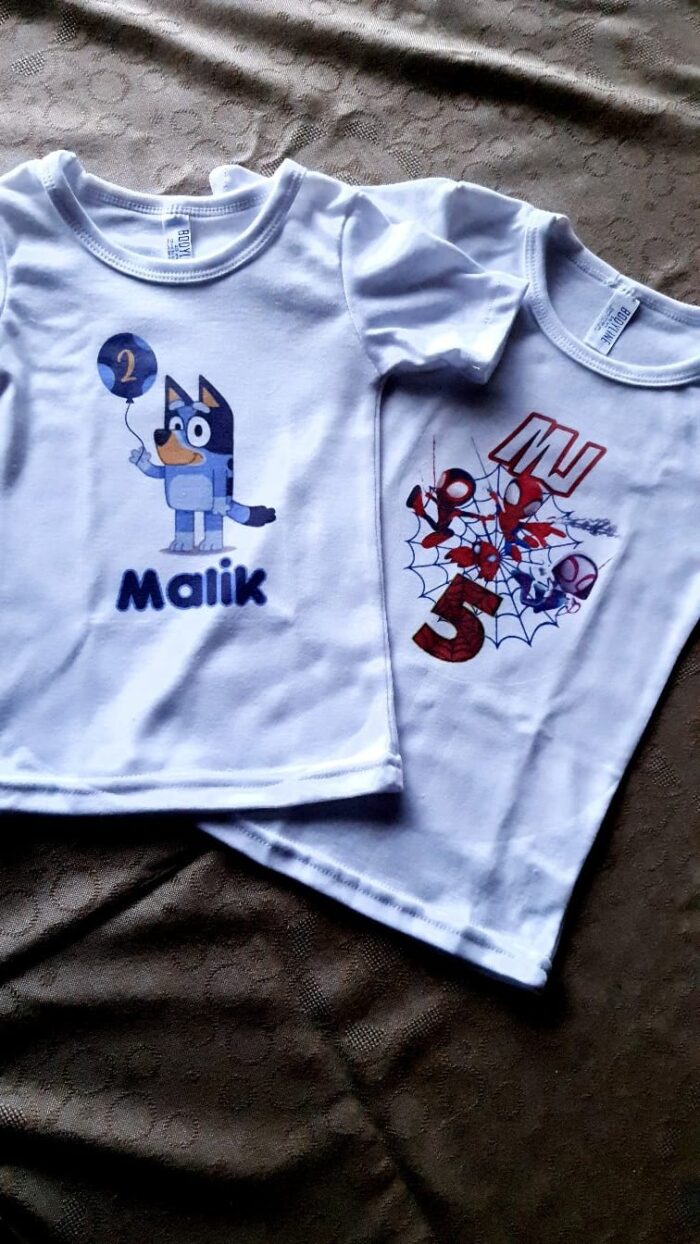 Kids Birthday T-shirts (A4 Sized Print) - Image 7