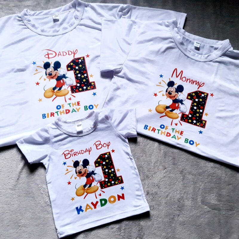 Adult Birthday T-shirts (A4 Sized Print)