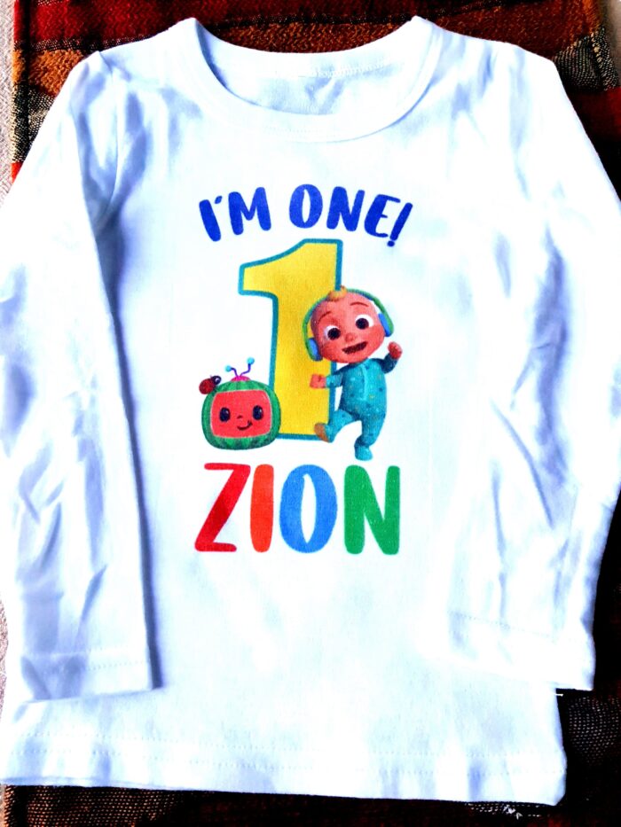 Kids Birthday T-shirts (A4 Sized Print) - Image 8