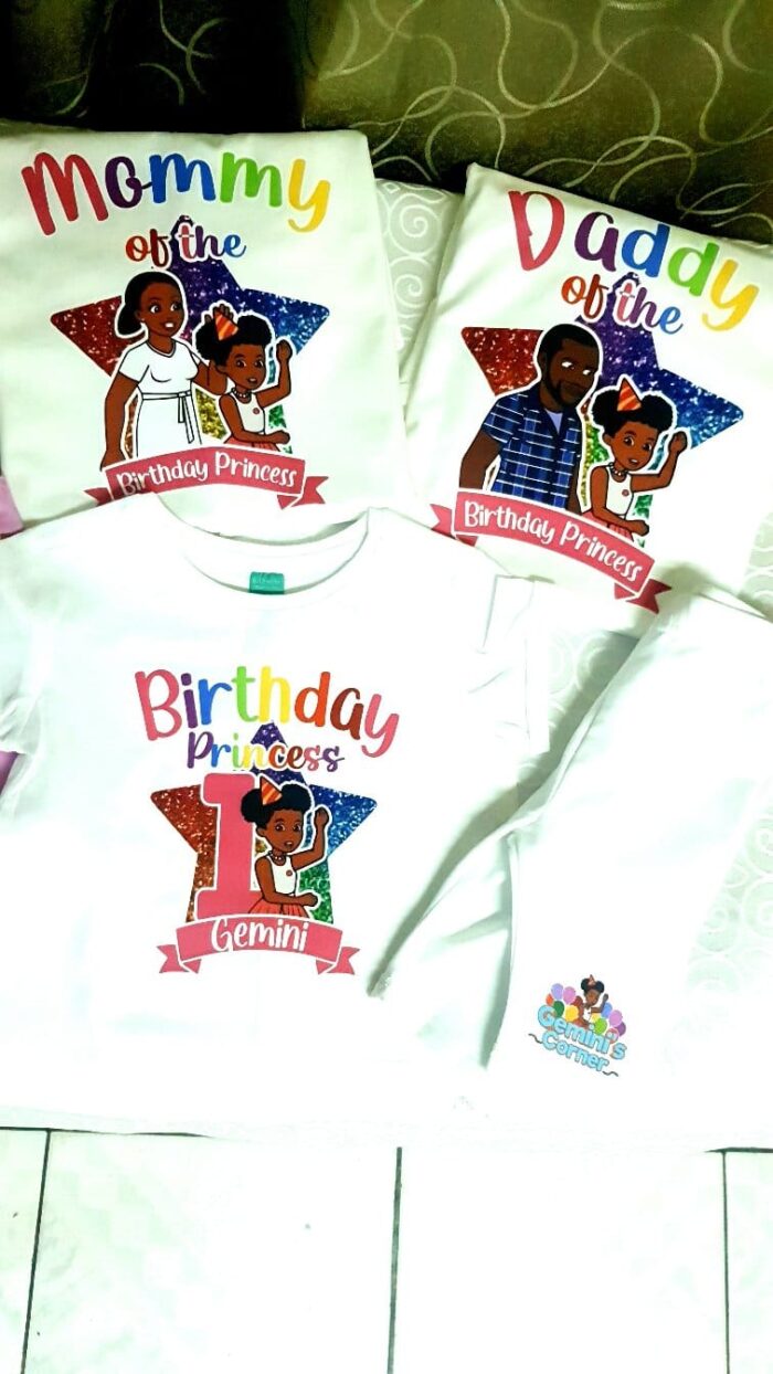 Kids Birthday T-shirts (A4 Sized Print) - Image 5